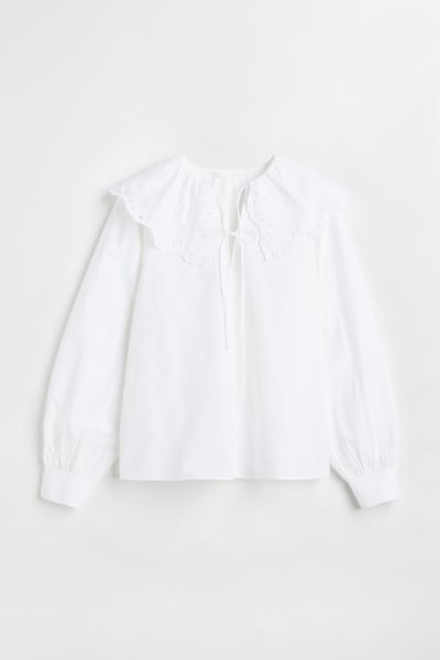 Wide-collared Blouse | H&M (US)