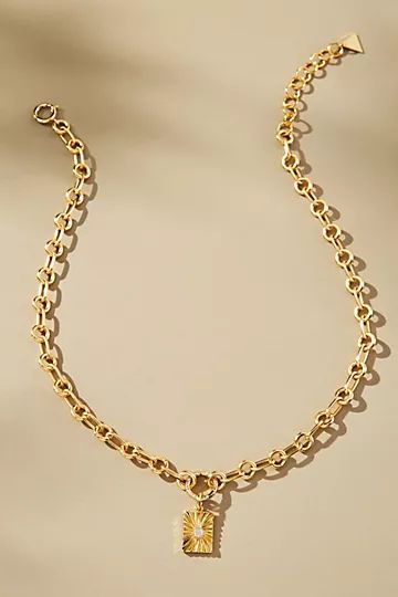 By Anthropologie Heavy Chain Necklace | Anthropologie (US)