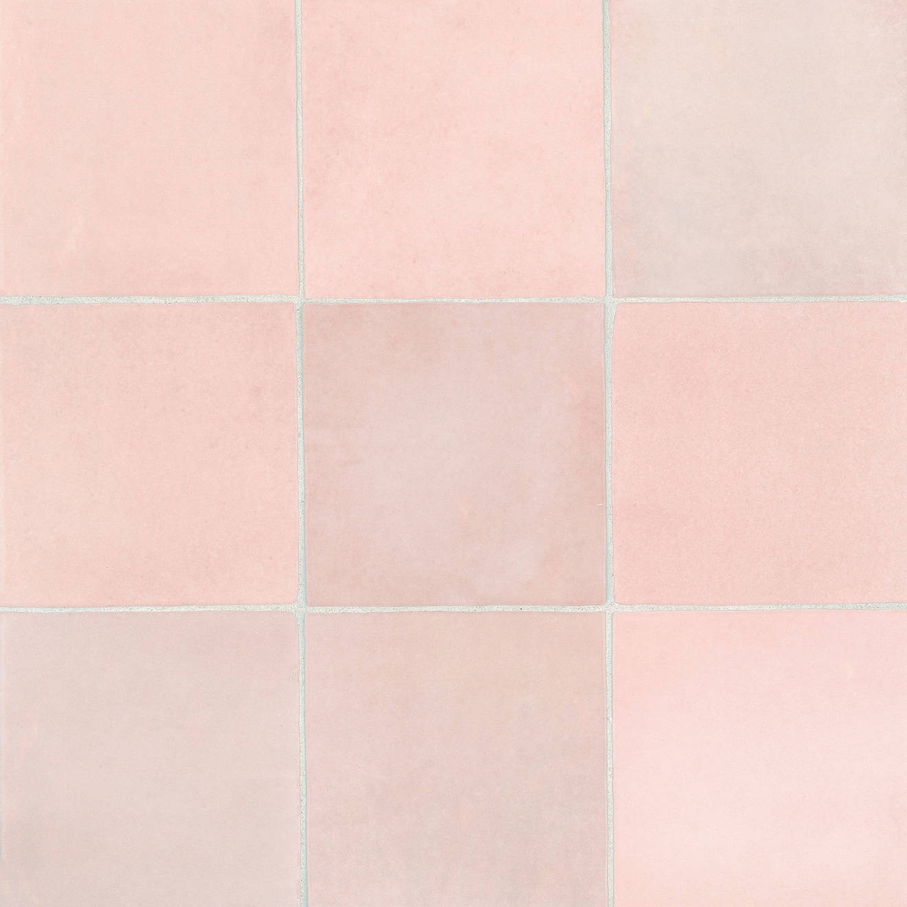 Cloé 5" x 5" Ceramic Tile in Pink | Bedrosians Tile and Stone