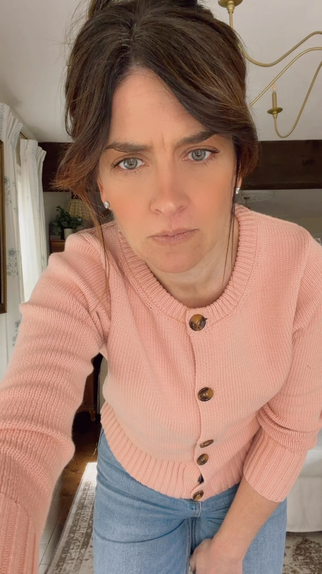 My cozy #ootd. Walmart for the win! My jeans are only $15! I’m wearing a 6 full for more of a cropped look.

#LTKootd #LTKTall