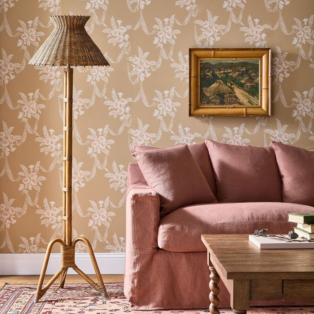 Millie Rattan Floor Lamp Set | GreenRow