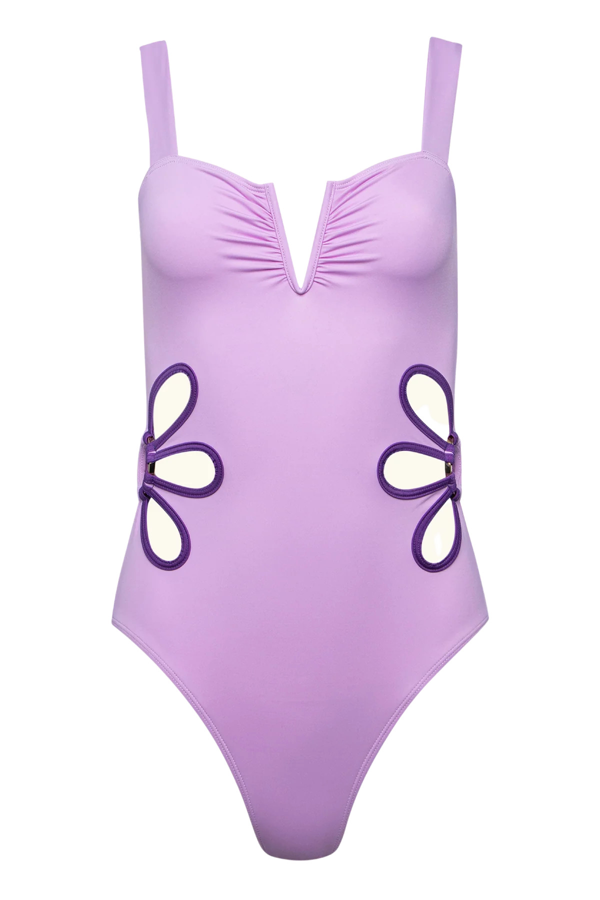 The Flora One-Piece in Lilac & Plum | Over The Moon
