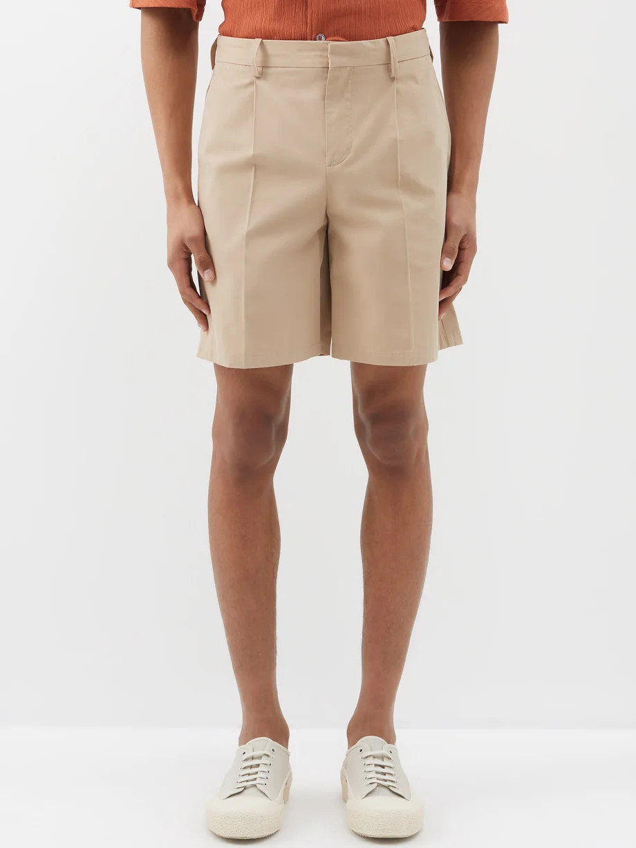 Tailored cotton shorts | Matches (APAC)