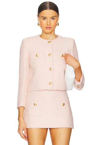 L'Academie by Marianna Dapheen Jacket in Light Pink from Revolve.com | Revolve Clothing (Global)