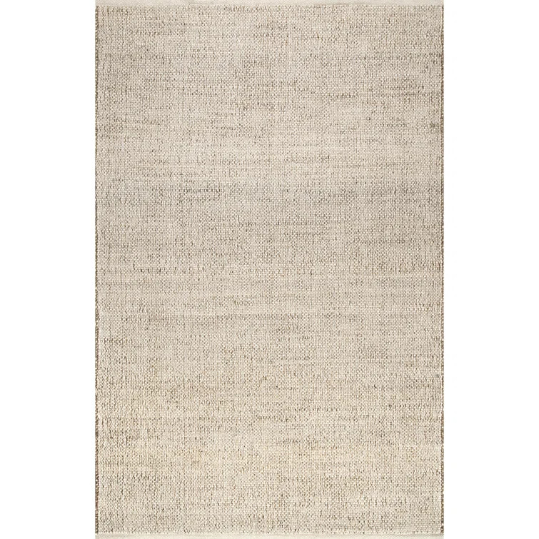 Helton Handmade Flatweave Beige Rug | Wayfair North America