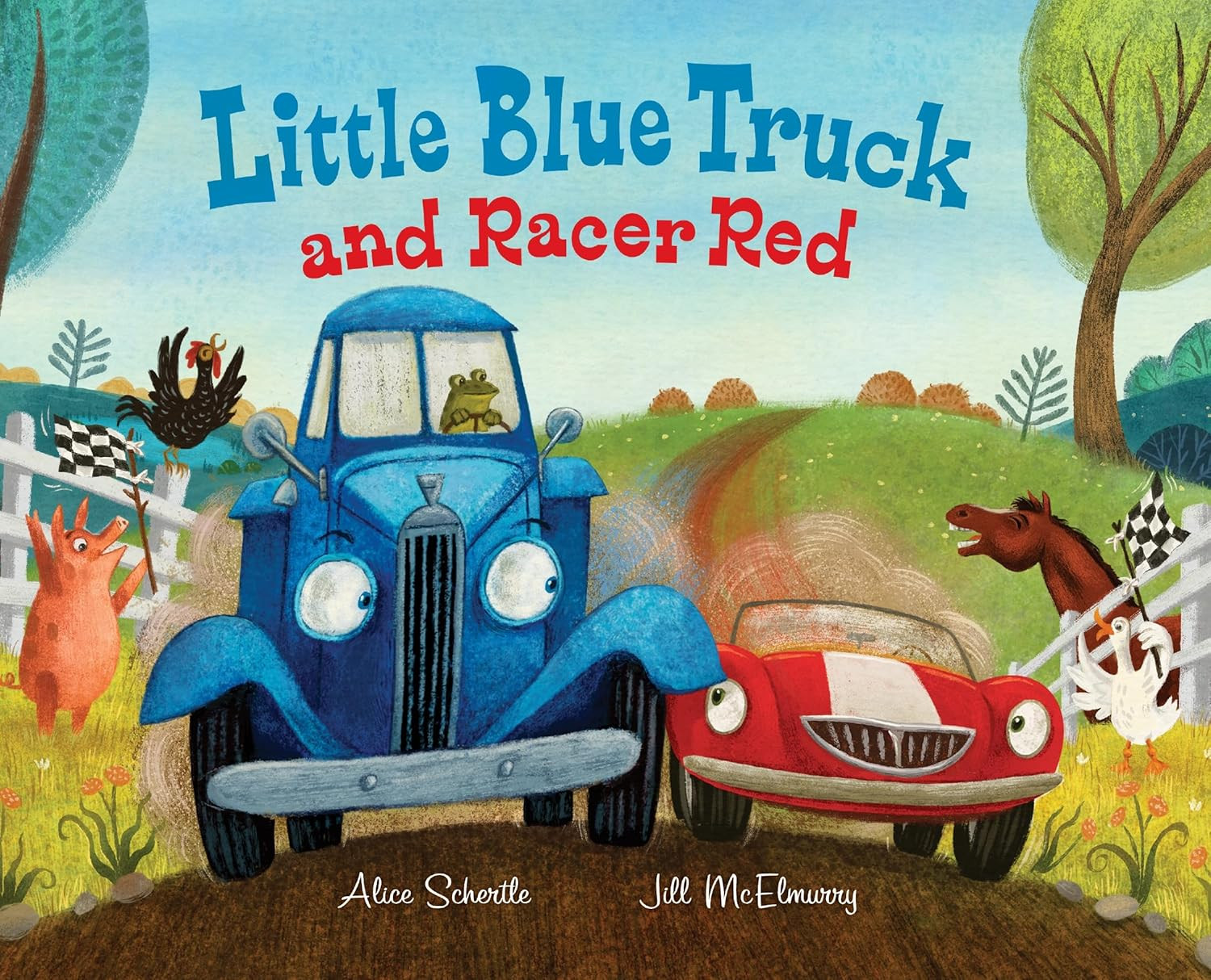 Amazon.com: Little Blue Truck and Racer Red: A Fun Picture Book About Race Cars, Friendship, and ... | Amazon (US)