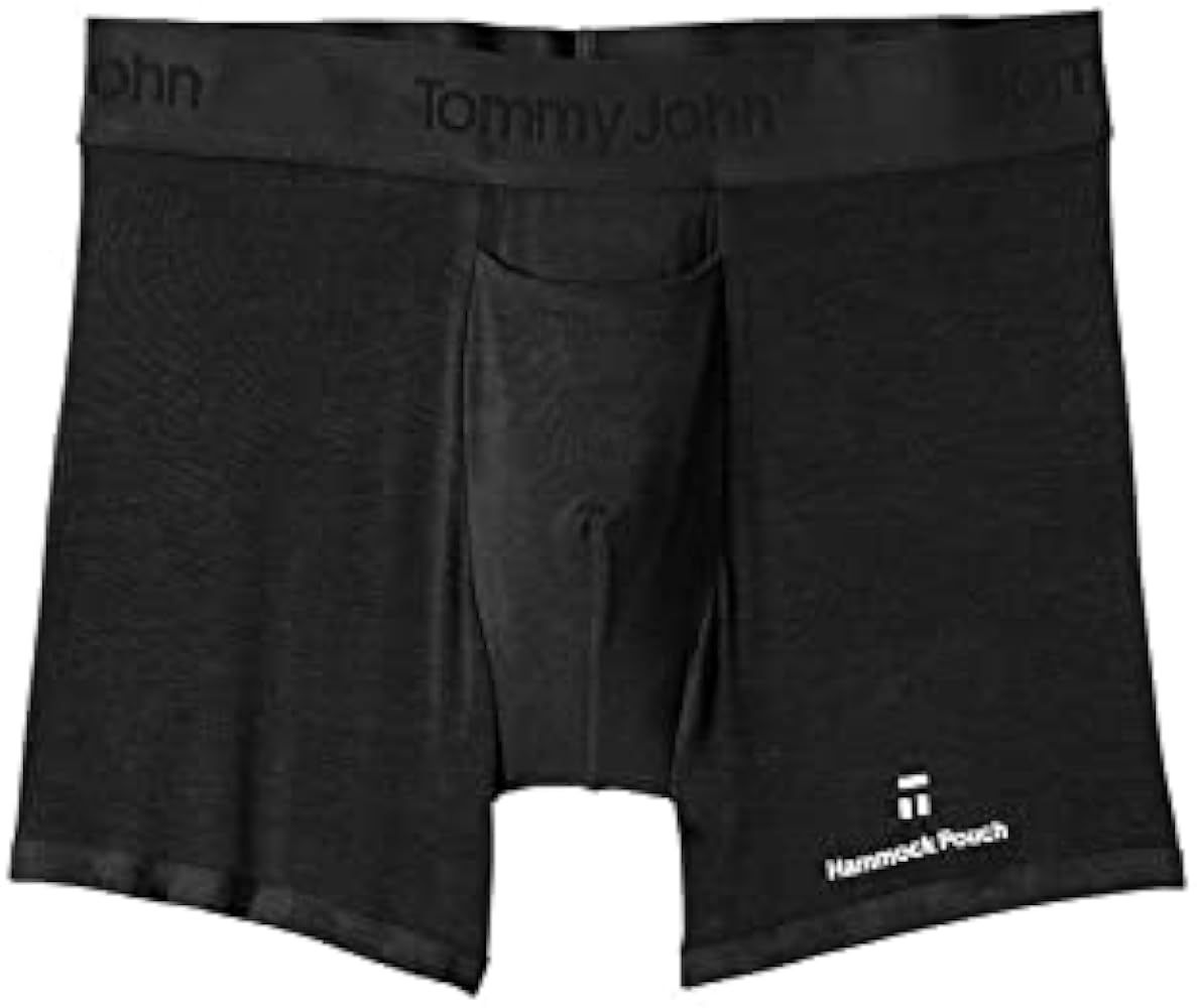 Tommy John Men’s Underwear - Second Skin Hammock Pouch Trunk with Shorter 4" Inseam – Silky S... | Amazon (US)