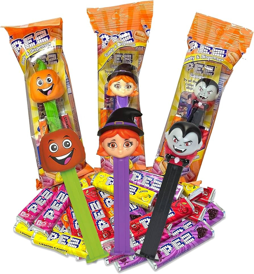 Halloween Pez Candy Dispenser Variety 3 Pack- Pez Dispensers Halloween Candy, Pez Halloween Treat... | Amazon (US)