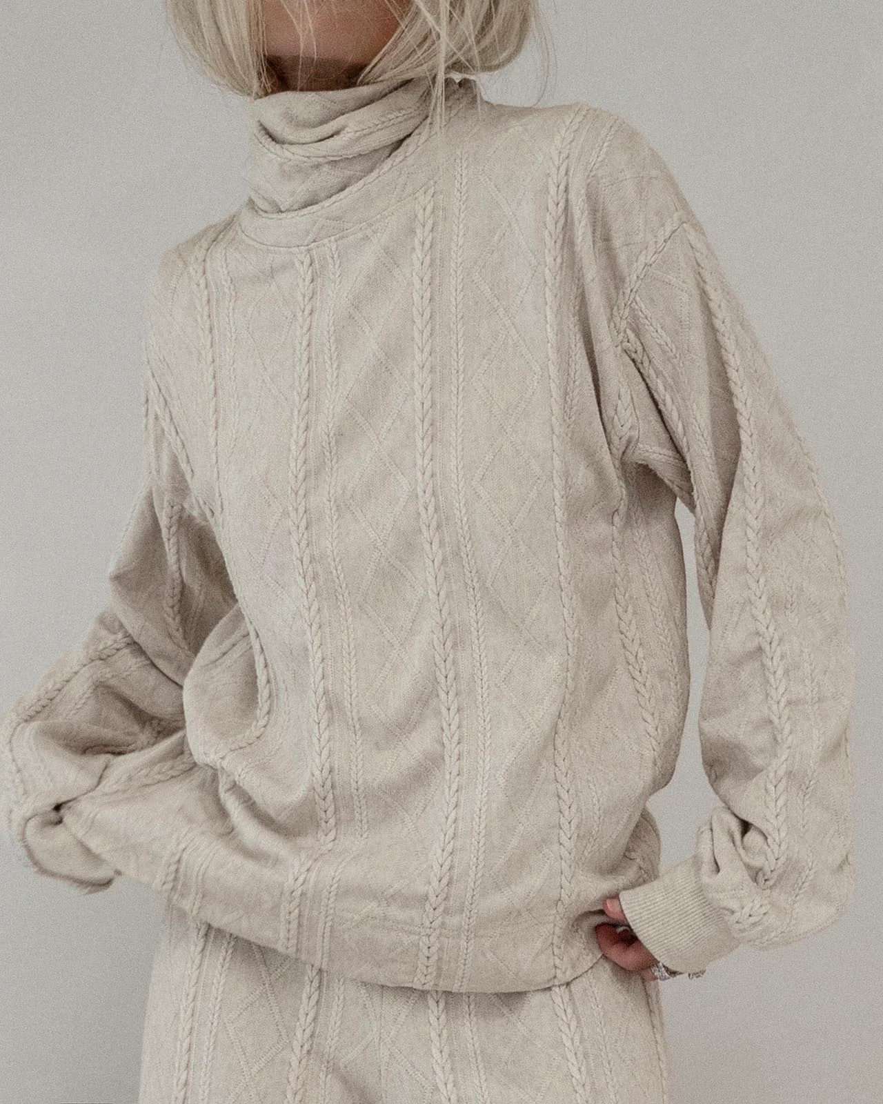 Cable Lounge Turtleneck Top | Splendid