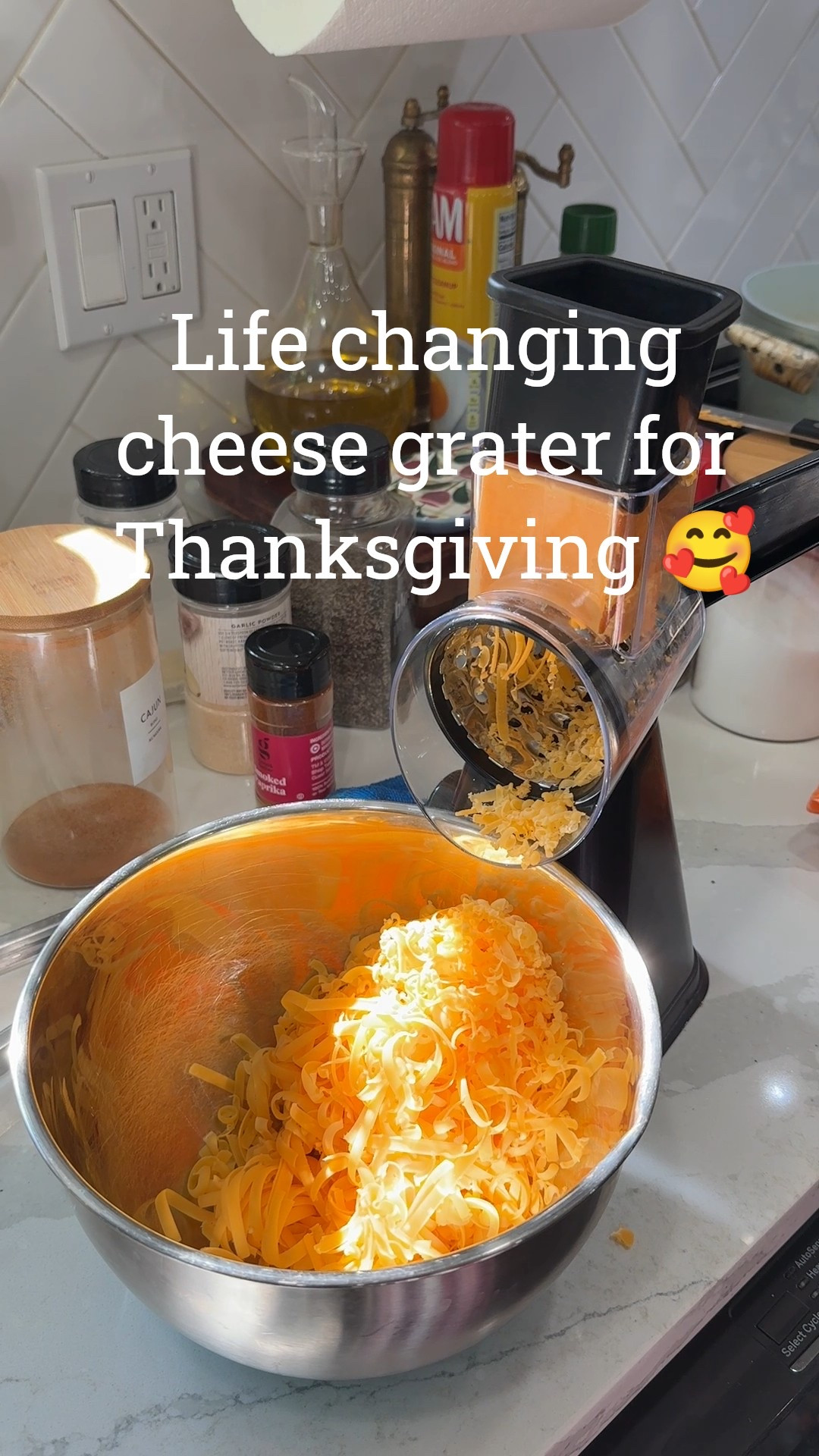 If you’re making a cheese dish for Thanksgiving, you NEED this cheese grater. Because who has time to shred cheese any other way?! 

#amazon #amazonkitchen #thanksgiving 

#LTKHoliday #LTKfoodie #LTKHome