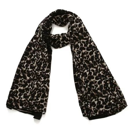 Richie House Women's Dark Animal Print Scarf RH0747 | Walmart (US)