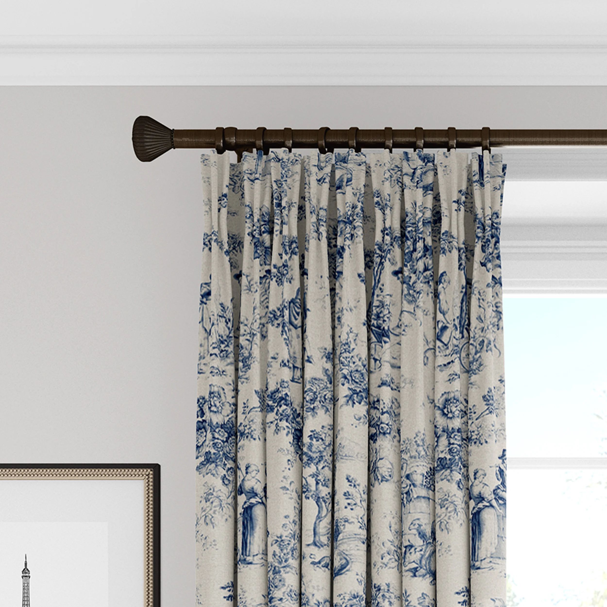 Provence Cotton Room Darkening Curtain Panel | Wayfair North America
