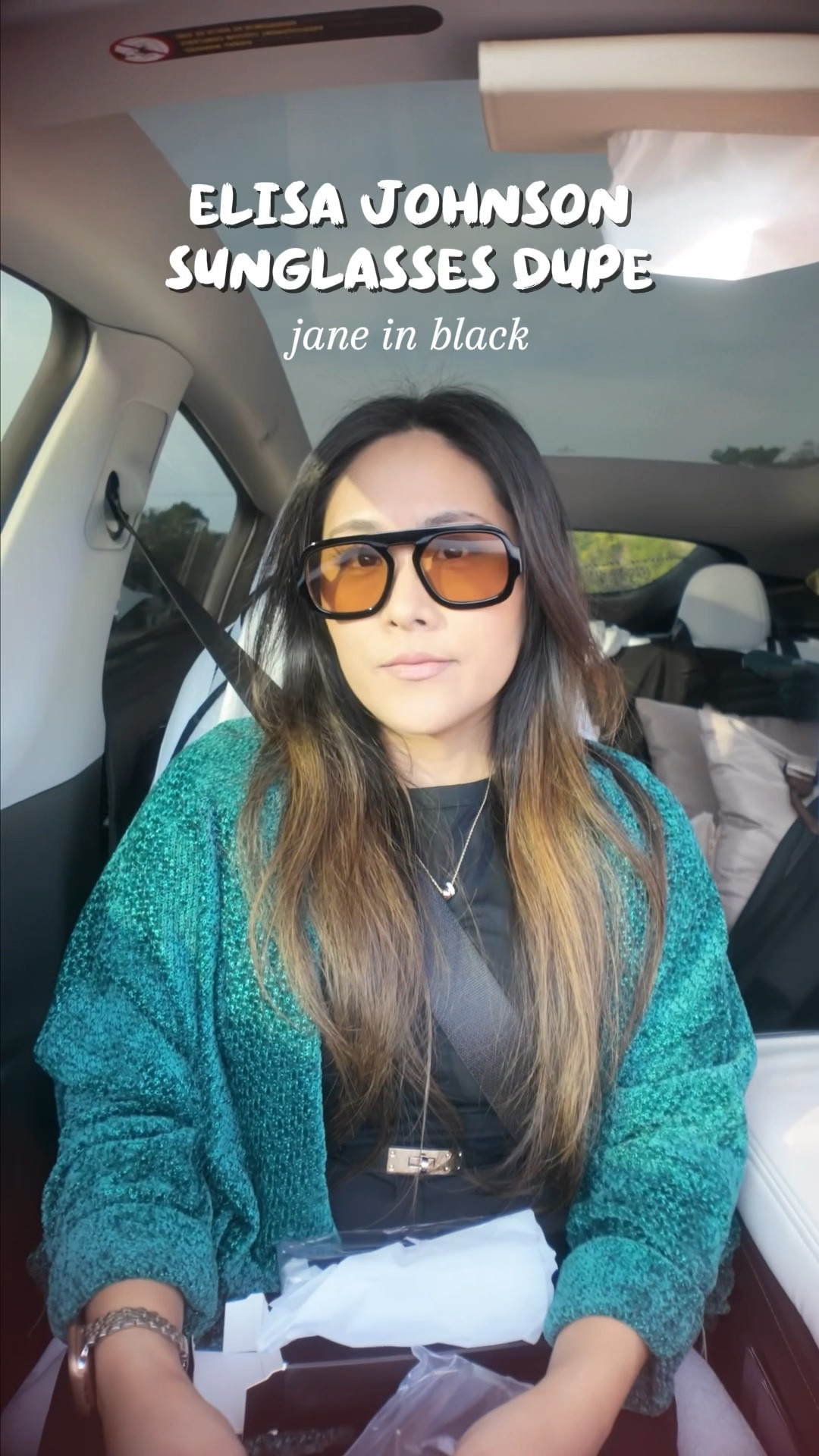 Elisa Johnson Jane in Glass dupes! Instead of $145, you get 2 for $13 ‼️

And they look exactly like the real thing 🕶️ 
Don’t get me wrong, I love my Elisa Johnson Metal Jane, but I couldn’t pass up this dude 🫣