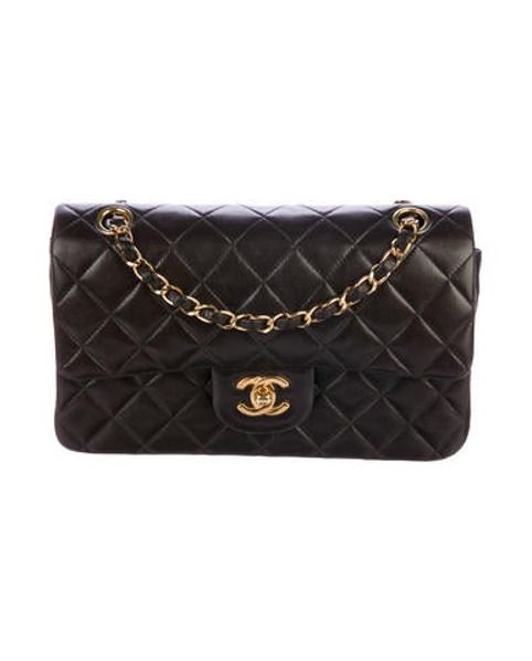 Chanel Classic Small Double Flap Bag Black | The RealReal