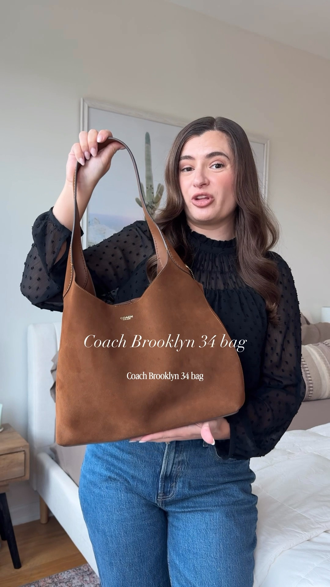 Coach Brooklyn 34 bag review in suede maple/brass! Absolutely loving it and it even fits my laptop

#LTKootd #LTKWorkwear