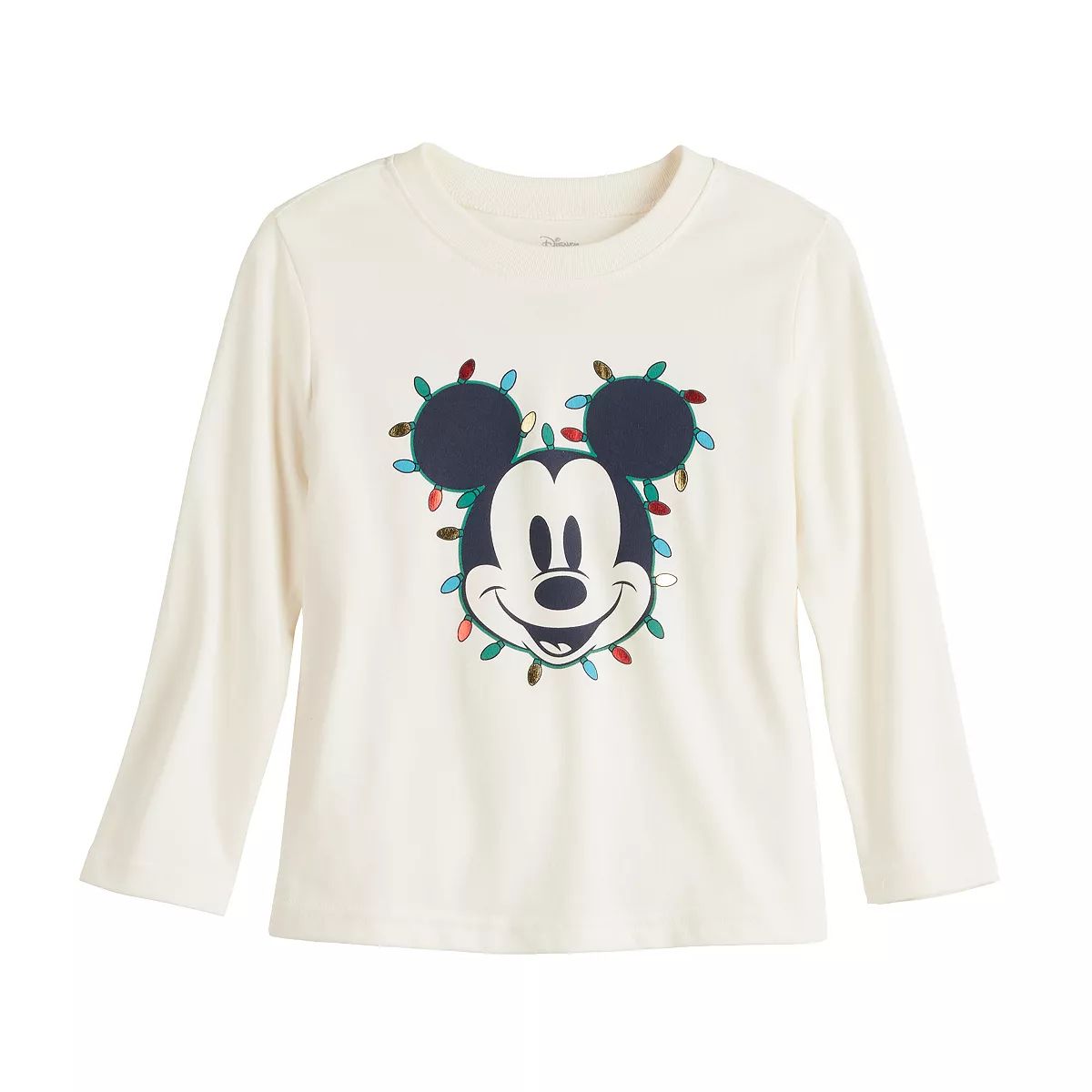 Disney's Mickey Mouse Baby & Toddler Boy Christmas Themed Long Sleeve Raglan Graphic Tee by Jumpi... | Kohl's