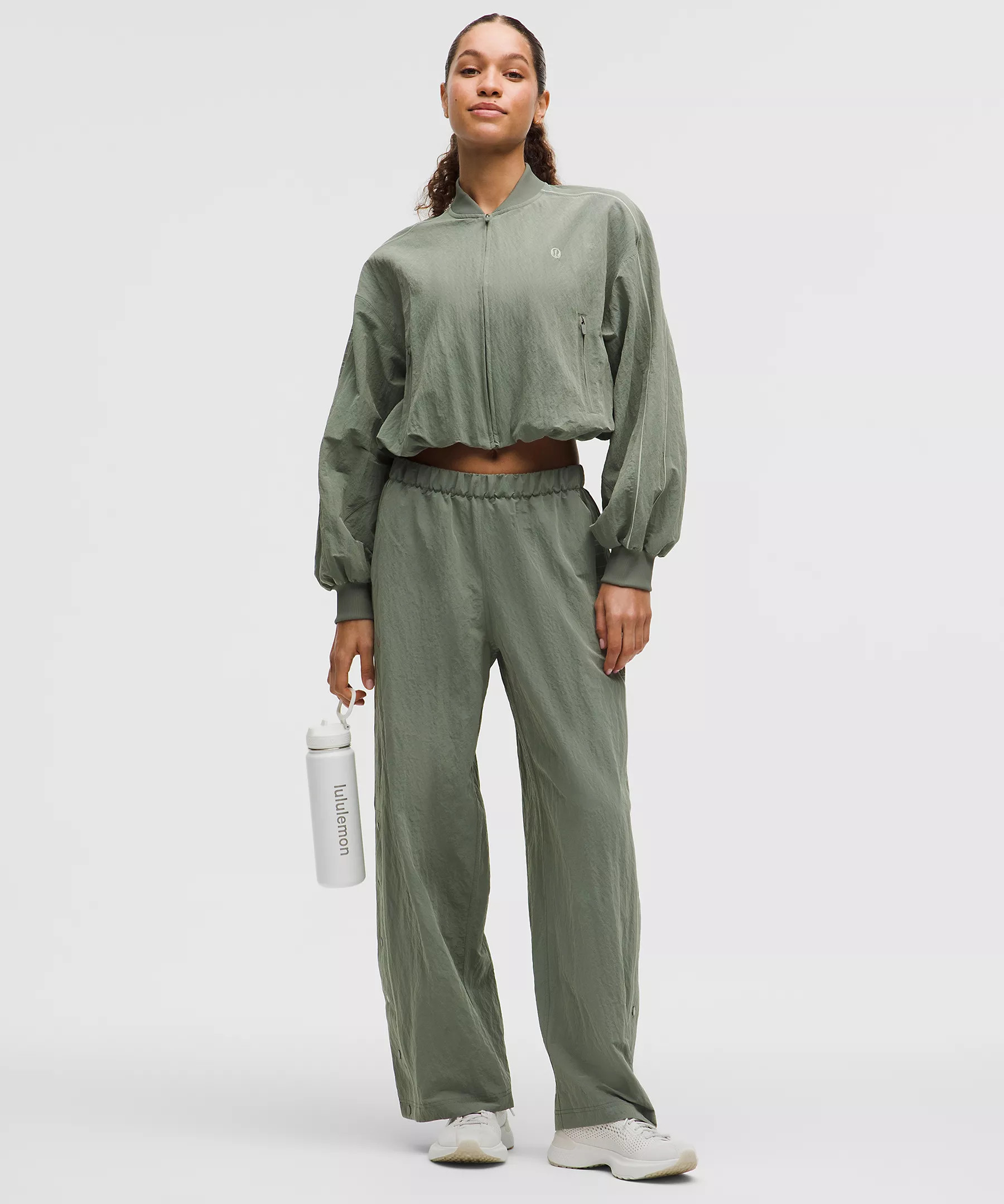 Crinkle Nylon Mid-Rise Track Pant | Lululemon (US)