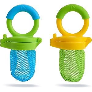 Munchkin Fresh Food Feeder, 2 Pack, Blue/Green | Amazon (US)