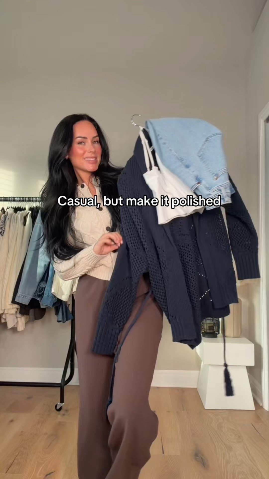 Casual but put together 🤍 Abercrombie sweater, classic denim, and my go-to Steve Madden slip-on mules. 

I will have my outfit + sizing details on my LTK in the outfit inspo section 🫶🏻 

My sizing 5’7, 145lbs, 33dd
I’m wearing size smalls, size 27 curve love R jeans 

#LTKSaleAlert #LTKgrwm #LTKootd