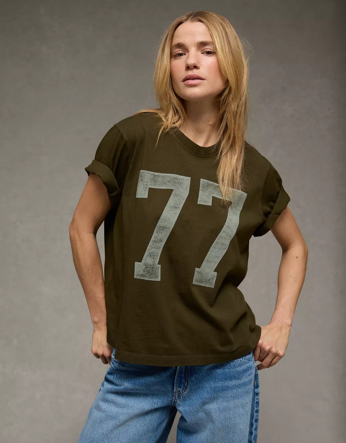AE Everyday Luxe Graphic T-Shirt | American Eagle Outfitters (US & CA)