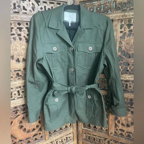 Maje Green Guesna Military Style Jacket size 40 | Poshmark
