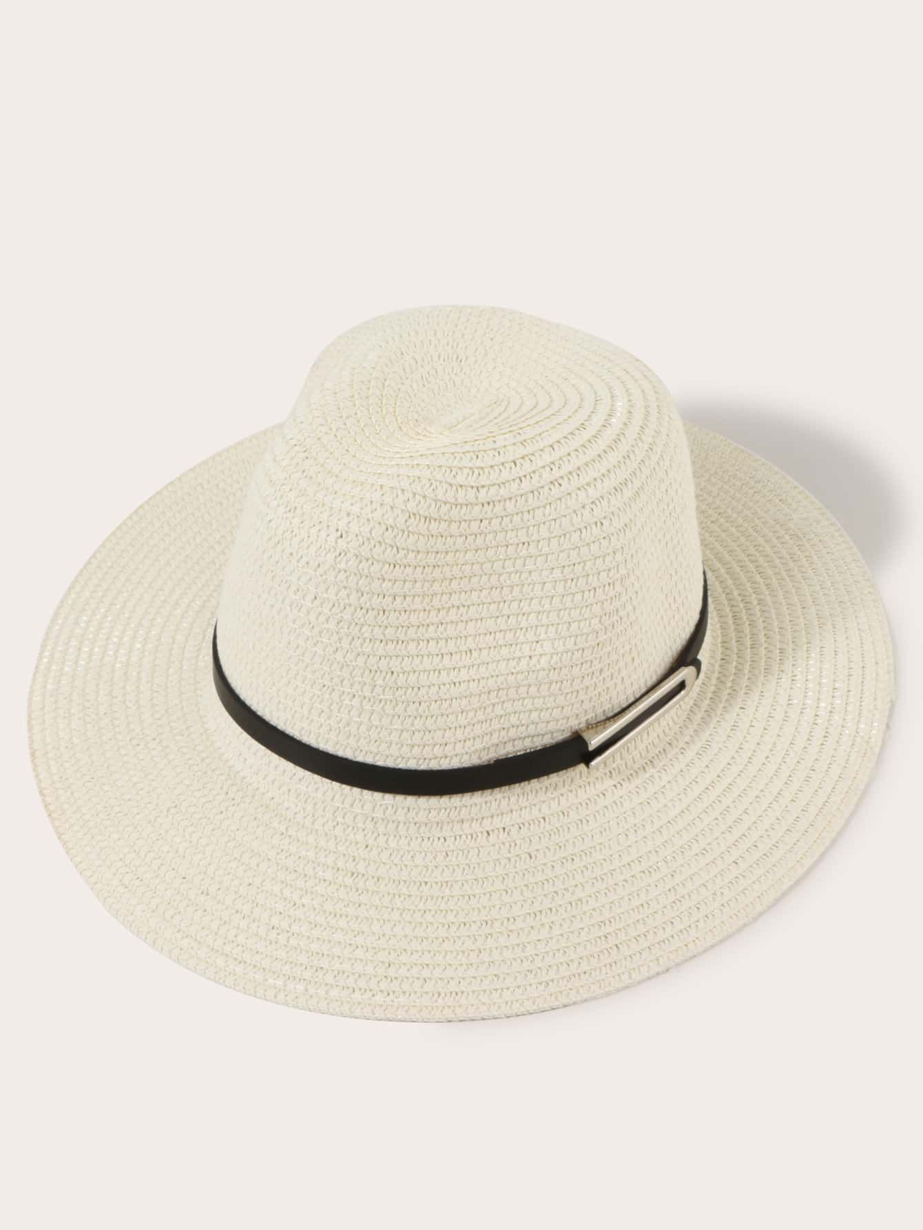 Men Straw Fedora Hat | SHEIN