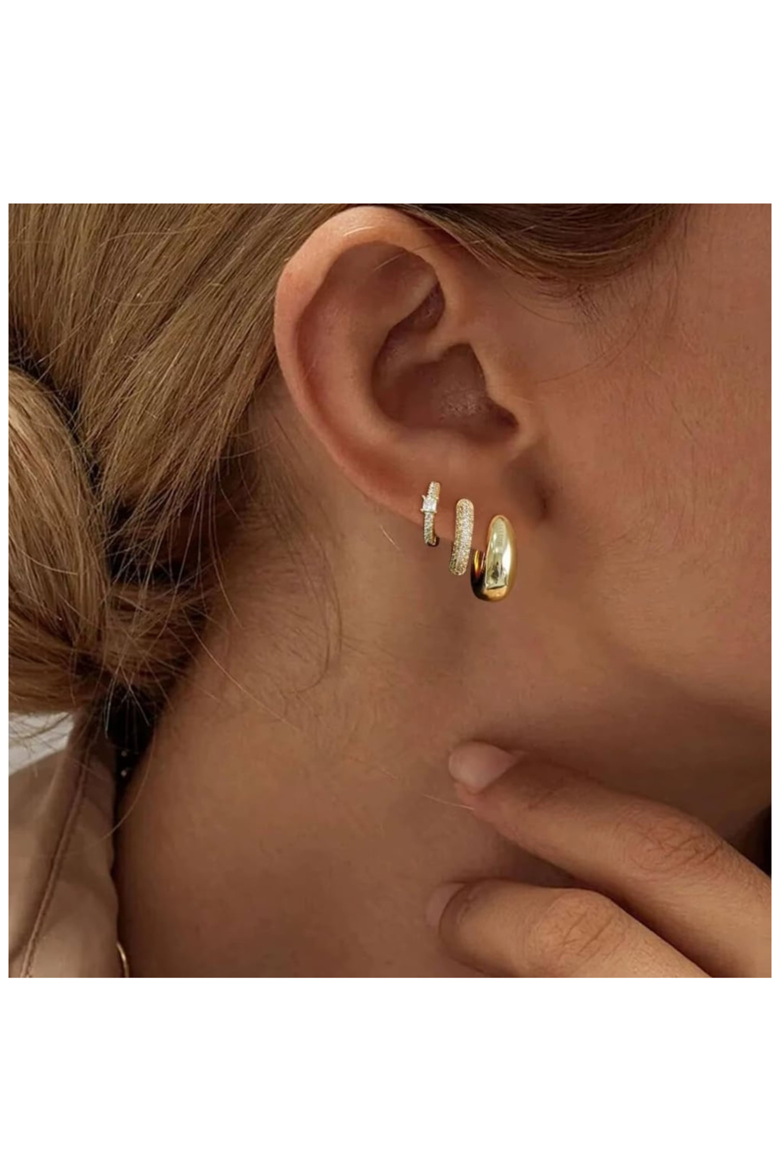 Dainty Huggie Hoop Earrings -3 Pairs (Women) | Nordstrom | Nordstrom