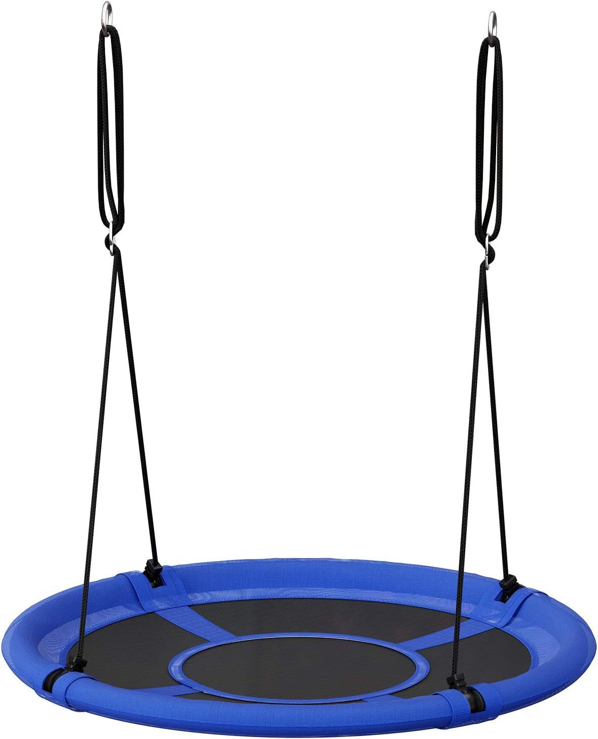 SONGMICS Saucer Tree Swing, 40 Inch, 700 lb Load, Includes Hanging Kit, Blue and Black UGSW001Q01 | Amazon (US)
