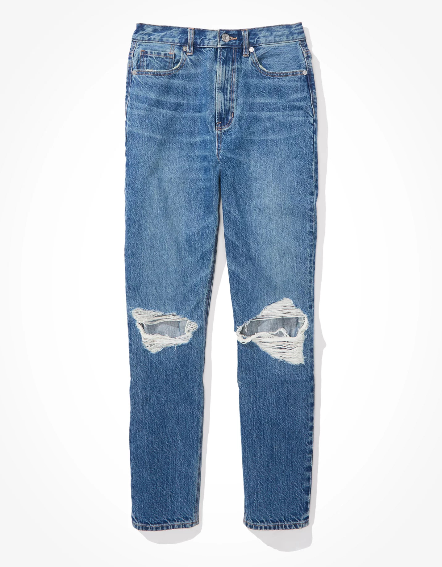 AE Ripped Highest Waist Mom Jean | American Eagle Outfitters (US & CA)