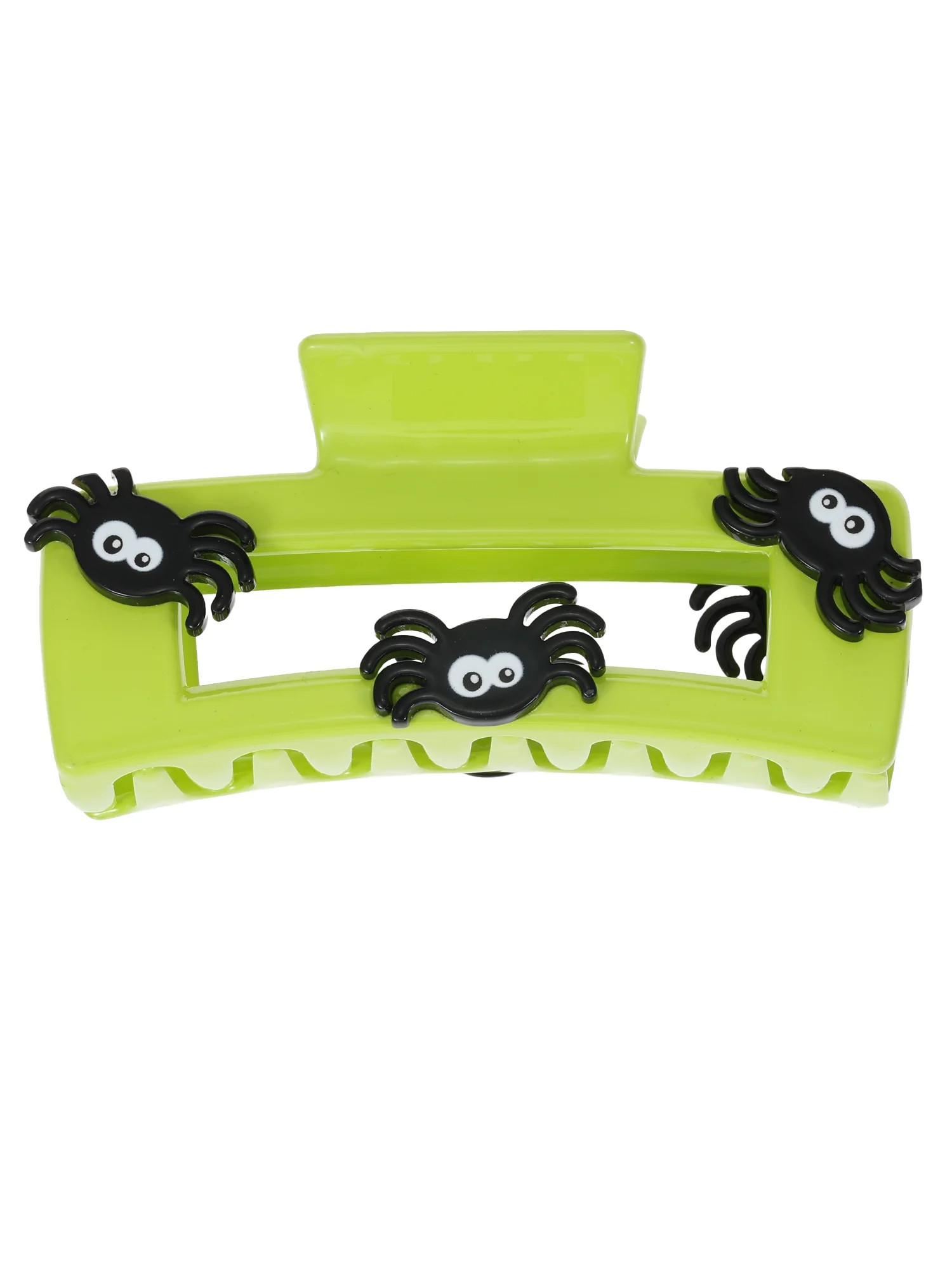 Way to Celebrate Halloween Women's Square Spider Claw Clip, Multicolor, 1 Piece | Walmart (US)