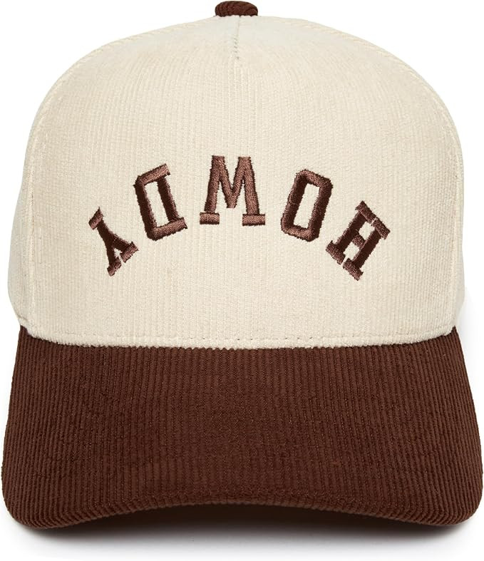 Funky Junque Two Tone Vintage Trucker Hats Men Women Corduroy Trendy Embroidered Baseball Cap Sna... | Amazon (US)