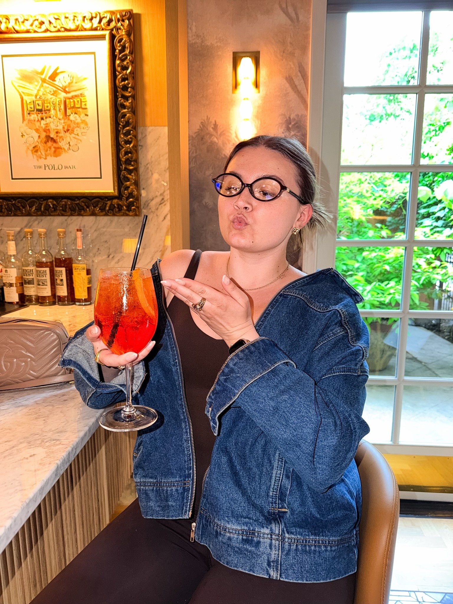 Last min drinks called for an accessorized workout look. To take your athleisure to the next level, I recommend adding a fun jacket and accessories like these glasses! It’s subdued but still fun.

#LTKootd #LTKMidsize #LTKdayinmylife