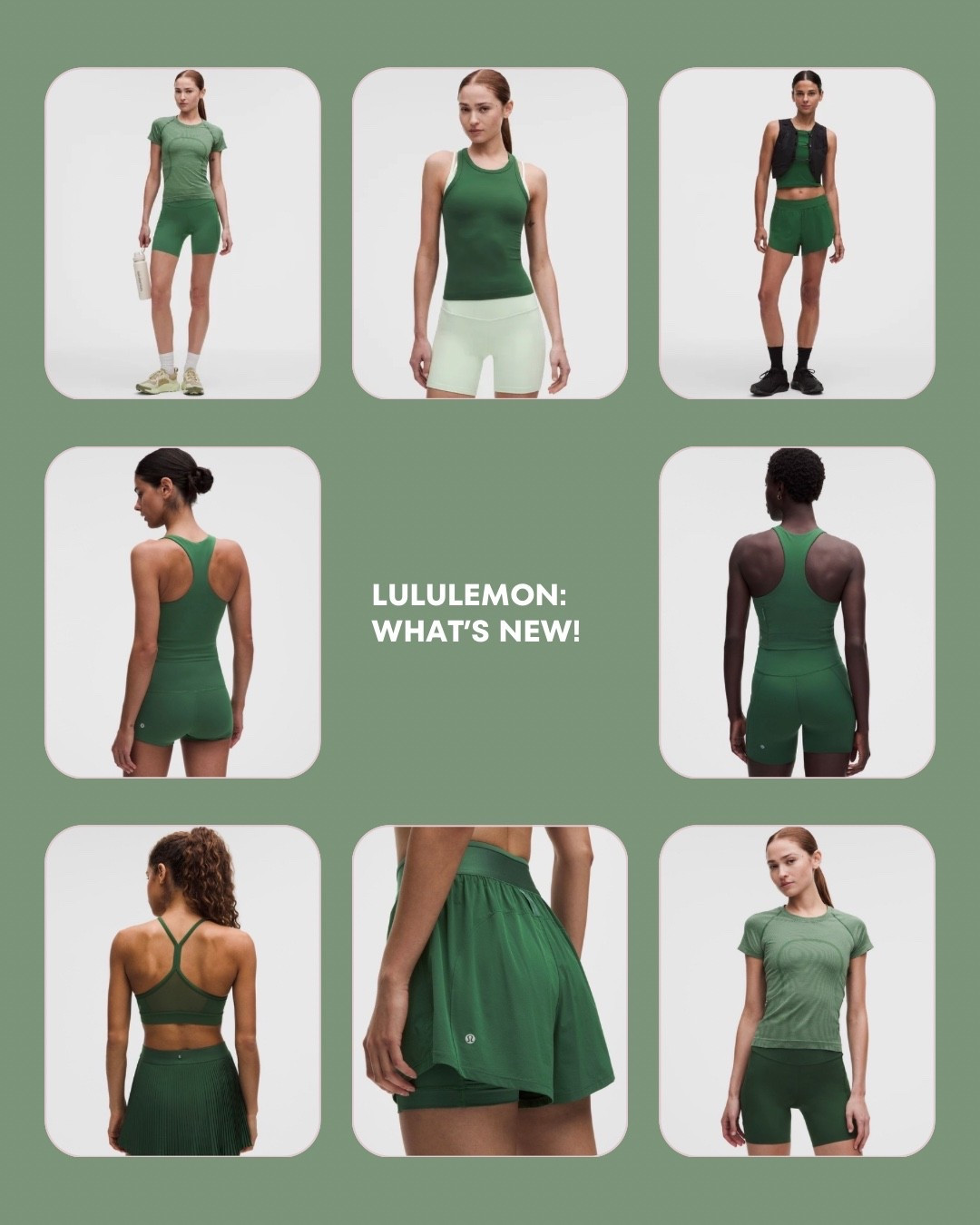 lululemon: what’s new this week! a new color: Ivy Grove 🌱 and some fun additions in previously released colors!

#LTKActive