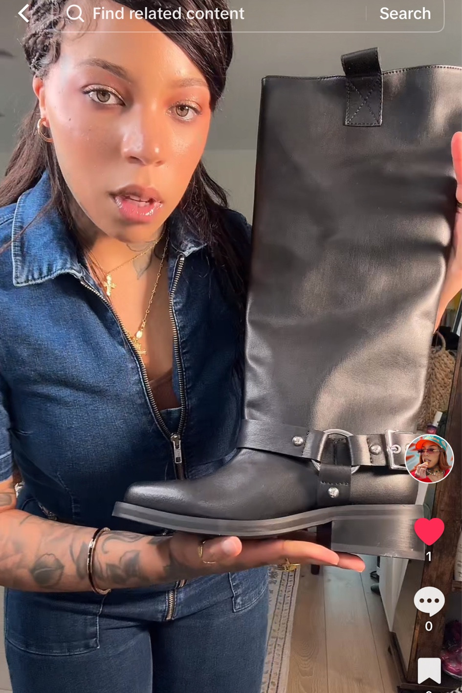 Ganni knee high biker boots!
Catch them on sale 