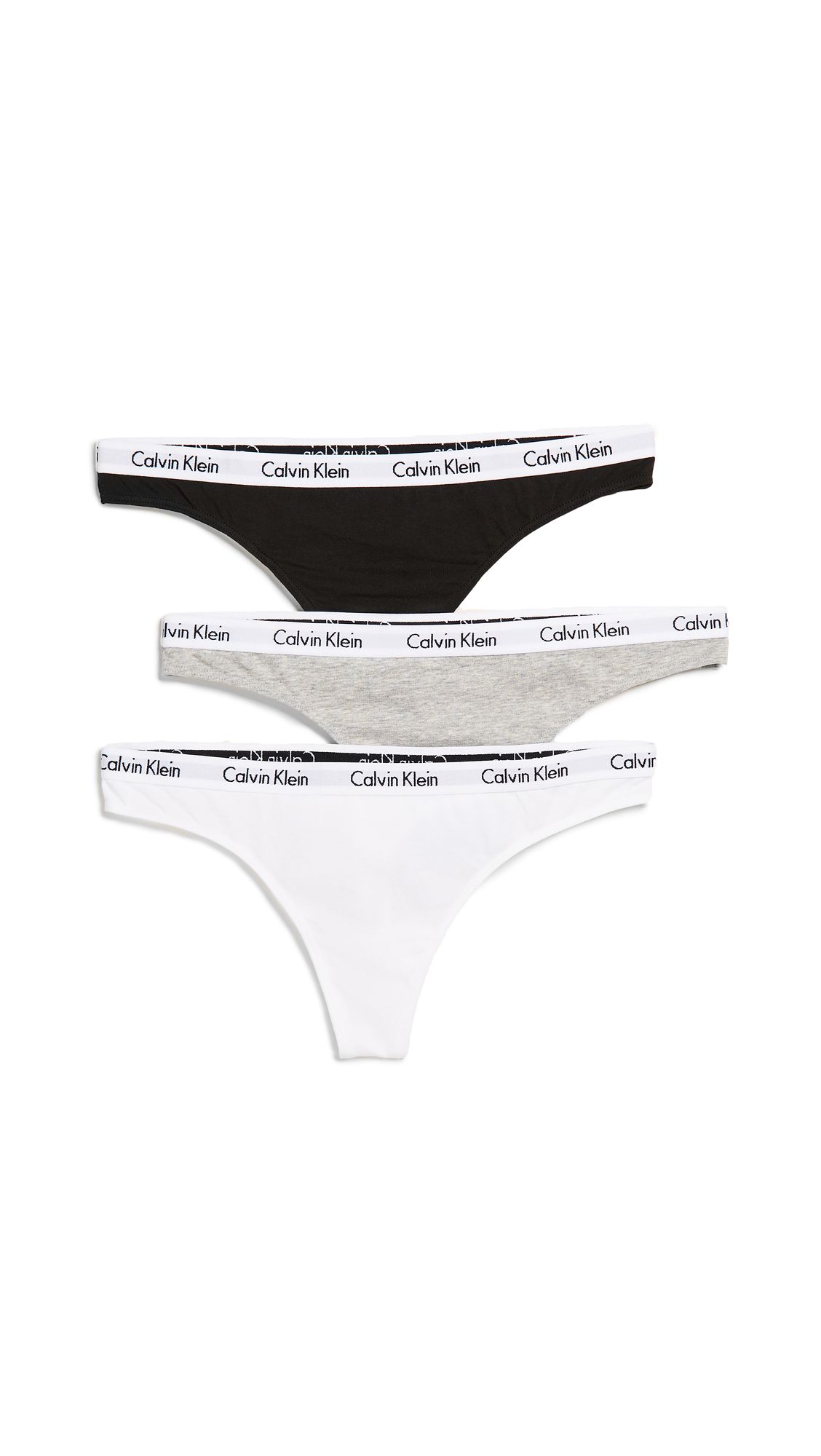 Calvin Klein Underwear Carousel 3 Pack Thong | Shopbop