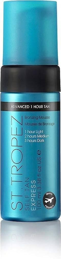 St.Tropez Self Tan Express Mousse, Fast Acting Fake Tan, Develops in 1-3 Hours, Streak-Free Finis... | Amazon (US)