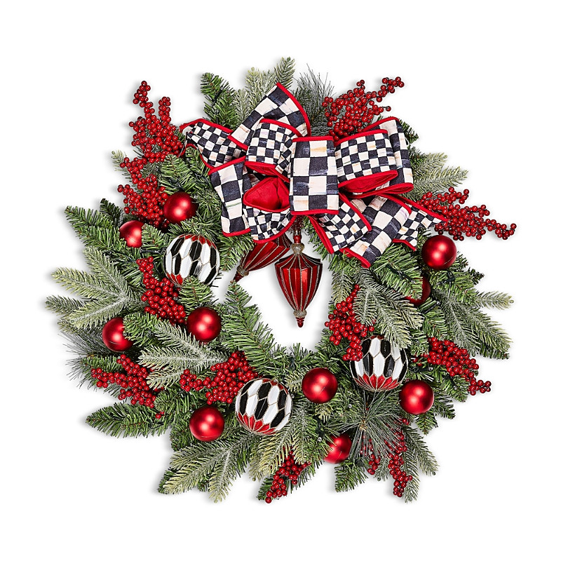 MacKenzie-Childs Merry Christmas 24 Wreath | Bloomingdale's (US)