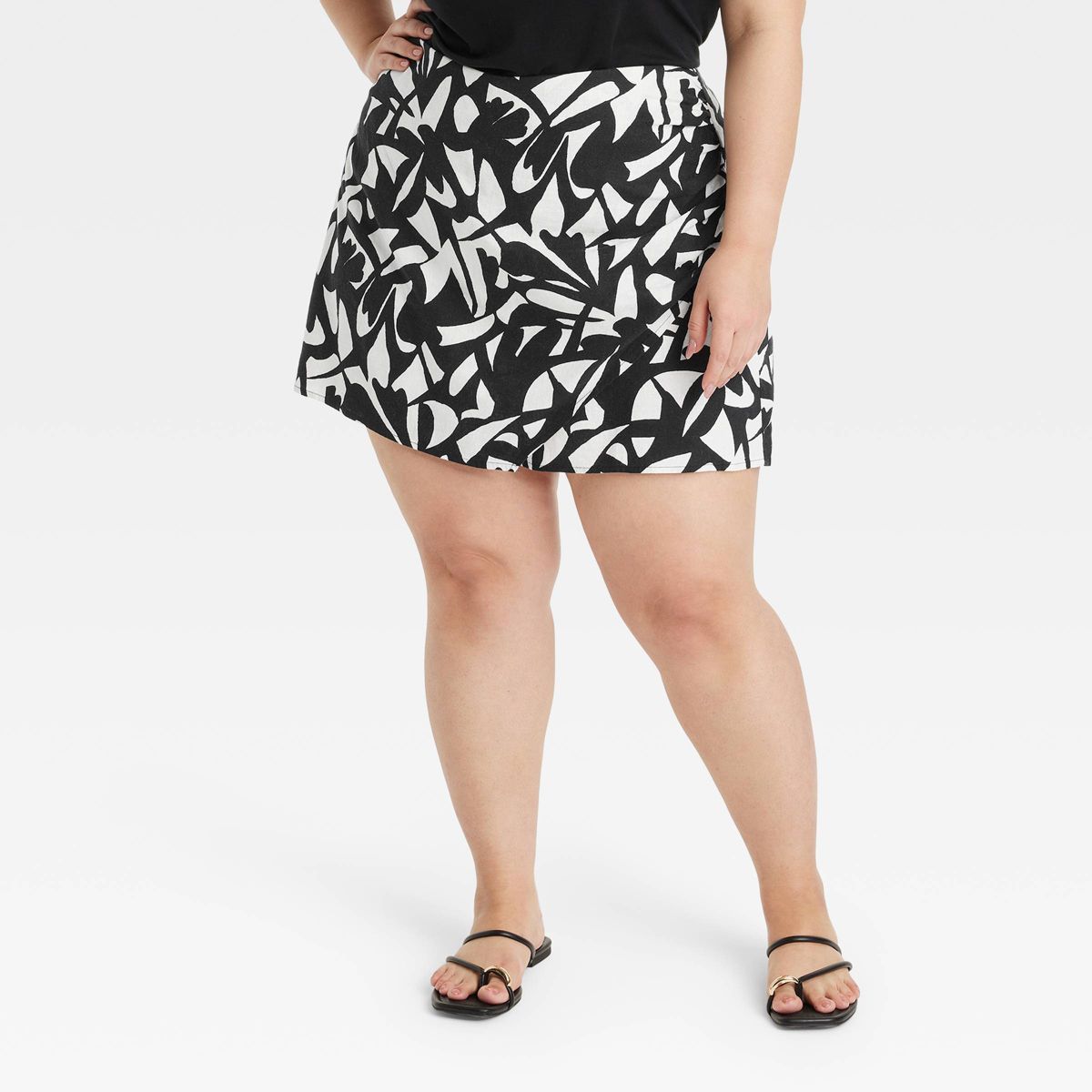 Women's Linen Mini Skort - A New Day™ | Target