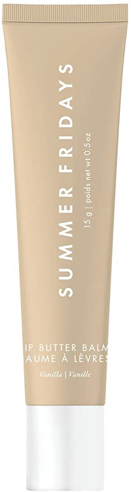 Summer Fridays Lip Butter Balm - Day/Night Hydrating Lip Mask - Shea Butter, Vegan - Vanilla (0.5... | Amazon (US)