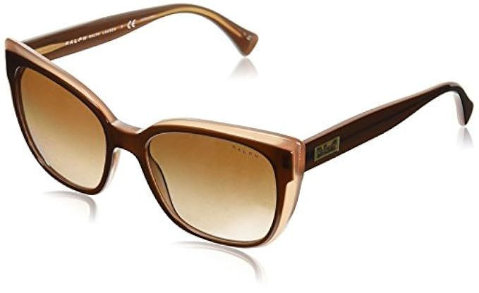 Ray-Ban Women's 0RA5242 Sunglasses, (Shiny Top Brown On Caramel), 55 | Amazon (UK)