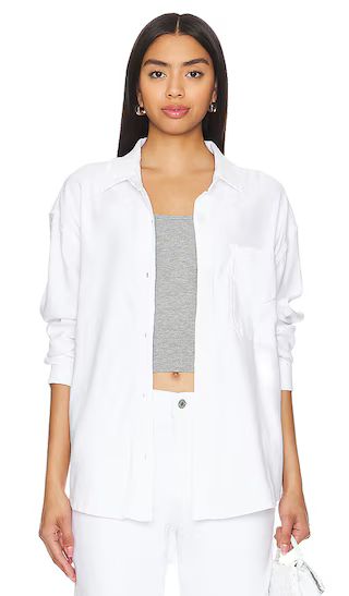 Oversized Button Down Shirt in White | Revolve Clothing (Global)