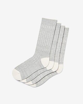 2 Pack Ribbed Sweater Socks | Express
