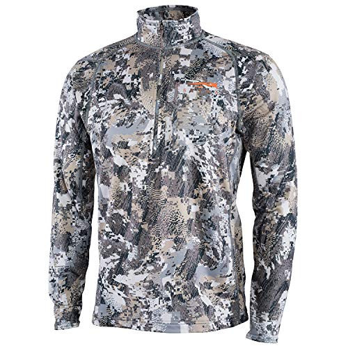 SITKA Men's Core Midweight Zip-T Long Sleeve Hunting Shirt, Optifade Elevated II, X-Large | Amazon (US)