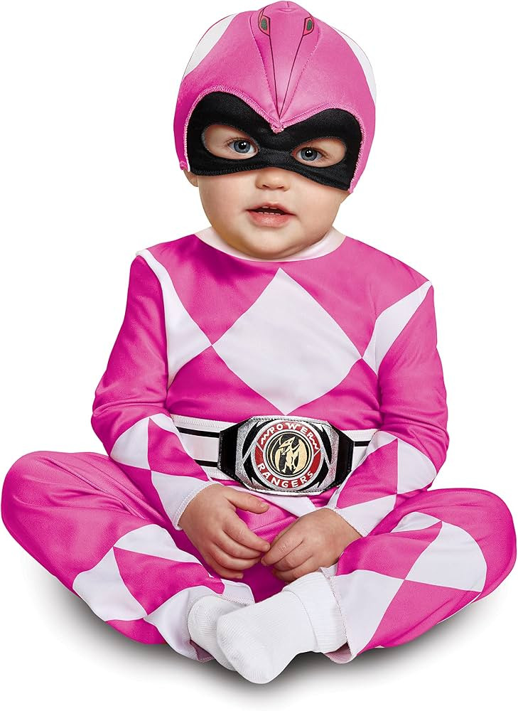 Disguise Pink Ranger Infant Child Costume, Pink, (12-18 Months) | Amazon (US)