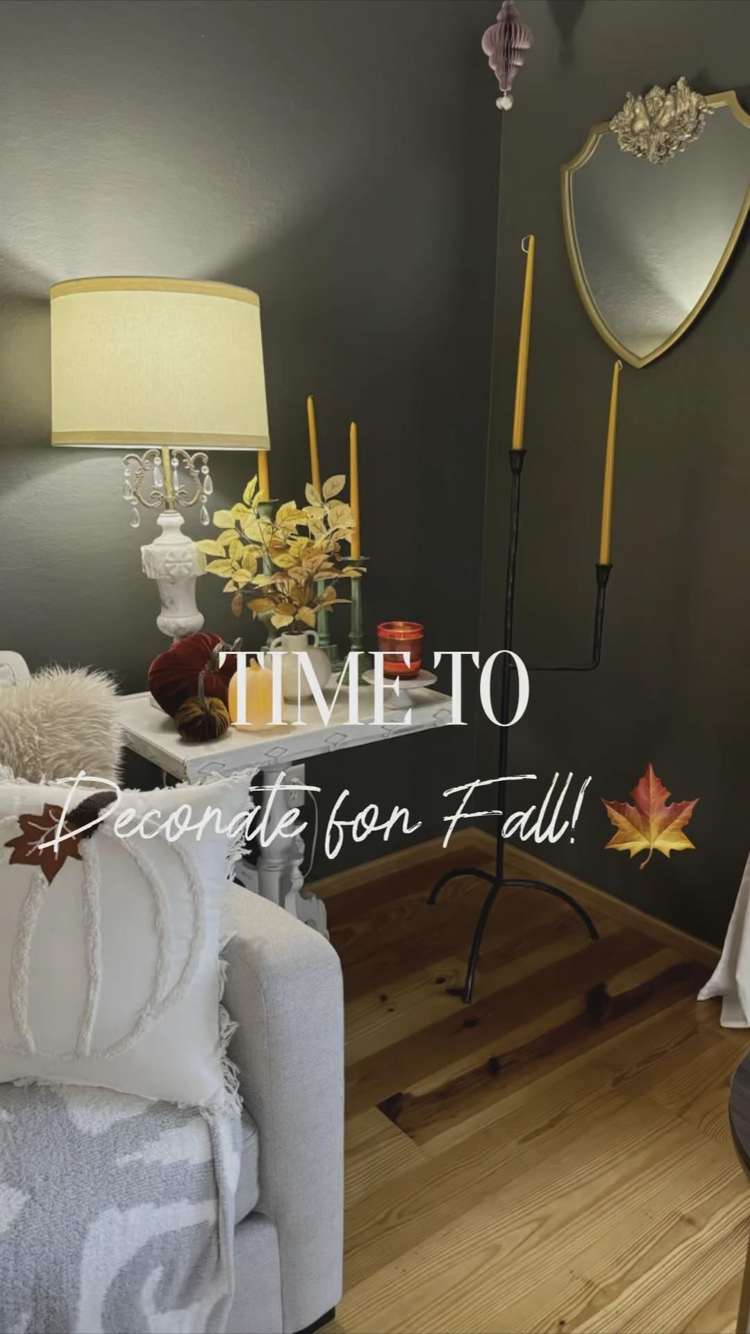Time to start thinking all things fall and fabulous! 🍁 It’s the simple little things that can transform a space, and I absolutely love how this sweet little corner turned out! 

#LTKHome #LTKSeasonal #LTKVideo