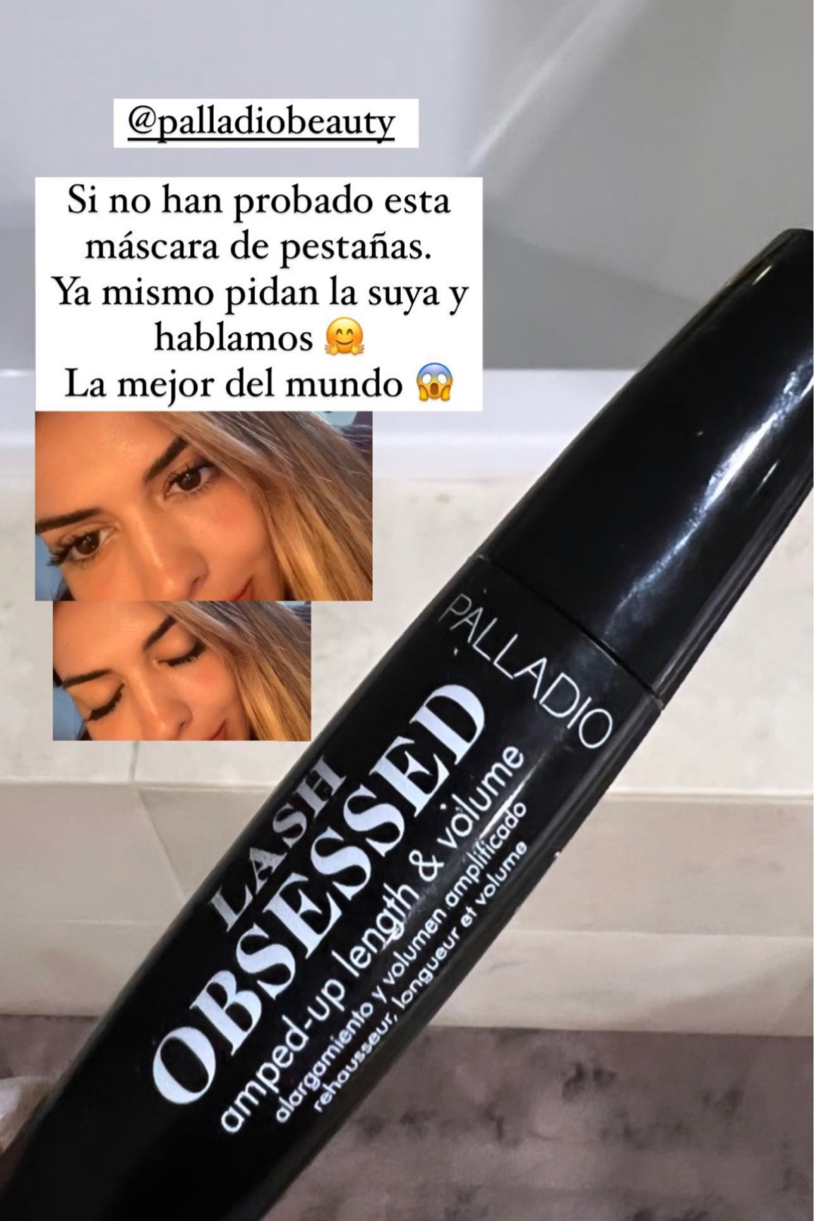 Nothing like this mascara from Palladio Beauty 
Obsessed 