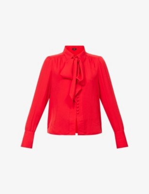 Layering Tie Silk Shirt | Selfridges
