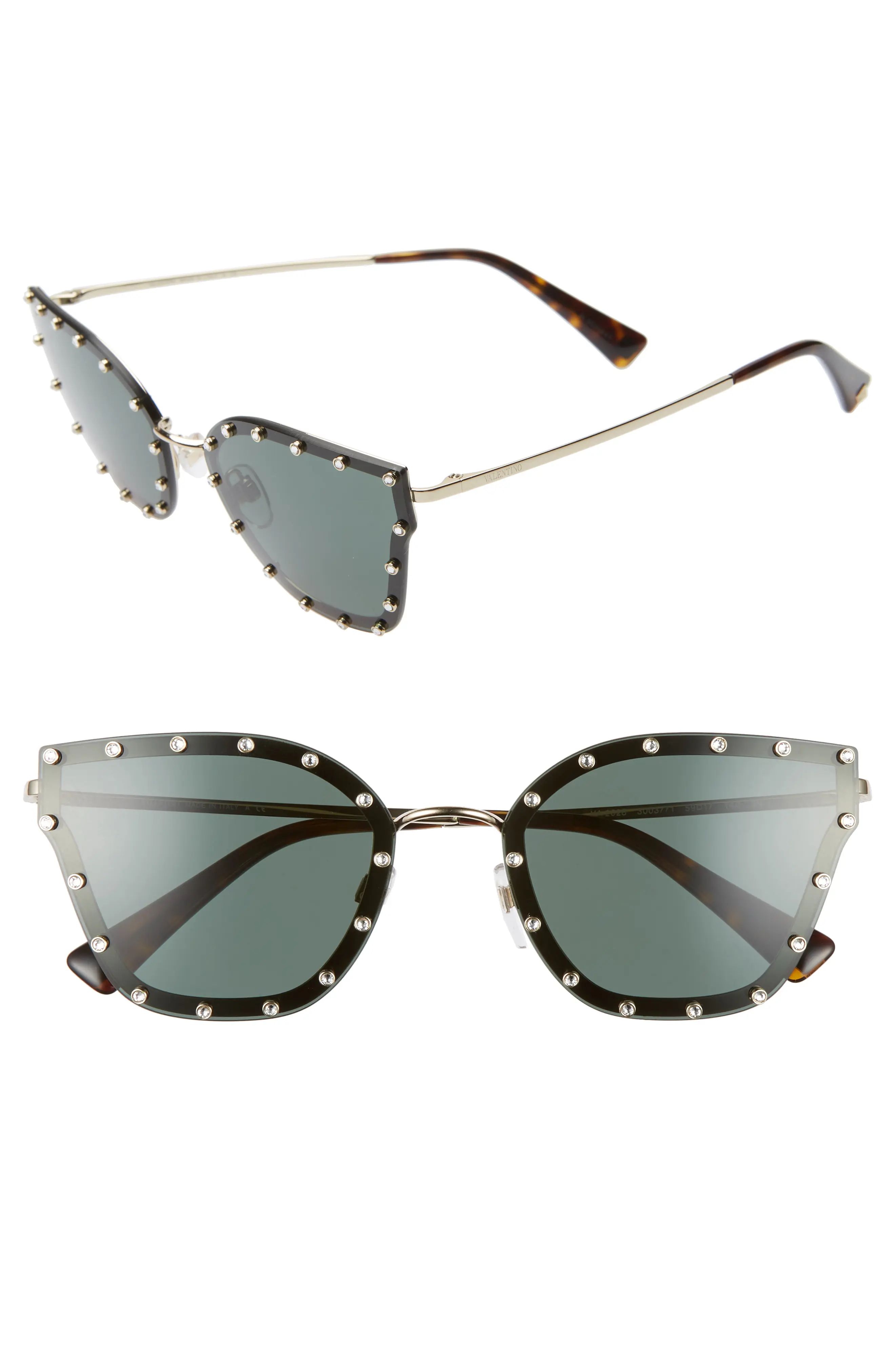 Valentino 59mm Cat Eye Sunglasses | Nordstrom | Nordstrom
