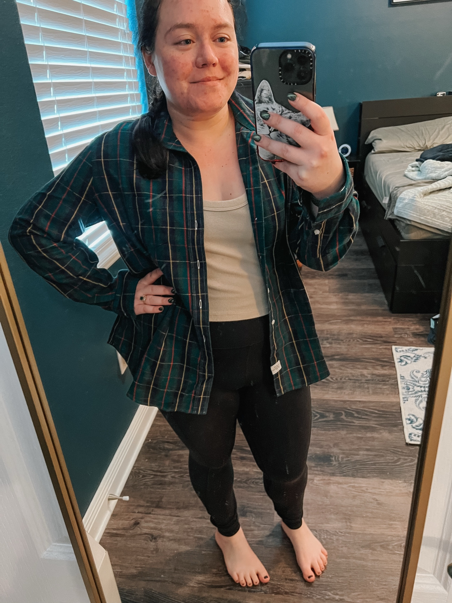 I found the perfect comfy flannel for winter outfits! This Frank & Eileen button up is equal parts cozy and cute. The green plaid is great, and so soft. I paired it here with my favorite Lululemon leggings and Abercrombie tank top for errands today ✨

#LTKSeasonal #LTKActive #LTKMidsize