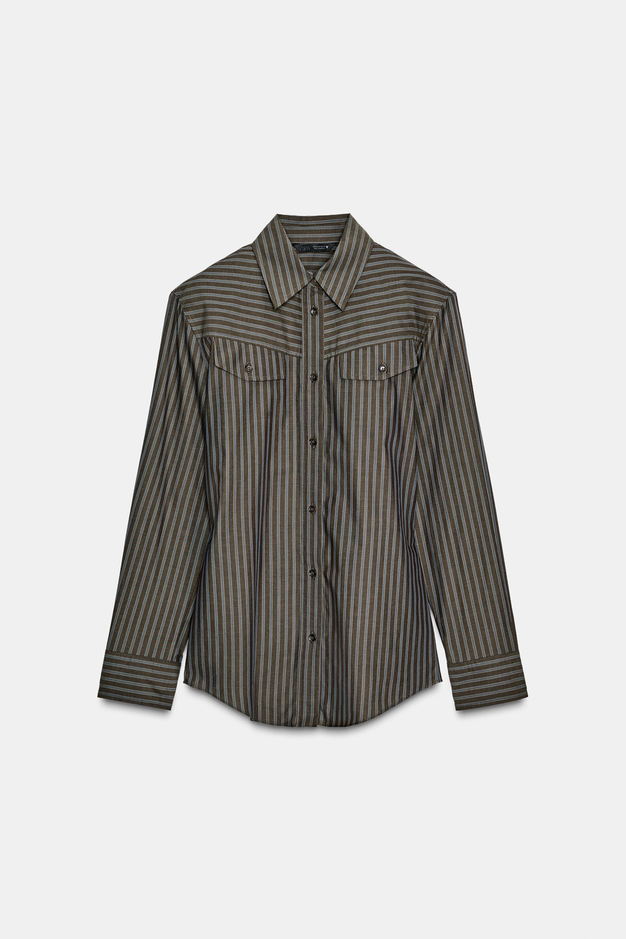 STRIPED POPLIN SHIRT | Zara UK